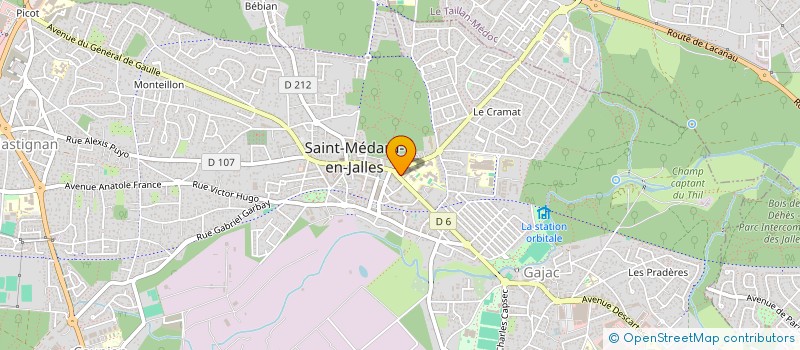 localisation de l'entreprise L.V. VIDEO à SAINT-MEDARD-EN-JALLES