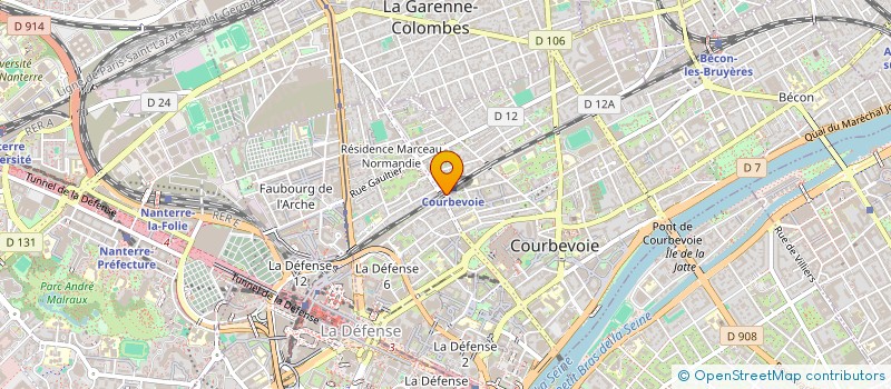 localisation de l'entreprise L'VE à COURBEVOIE