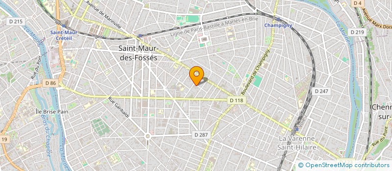 localisation de l'entreprise L.VICTORINE à SAINT-MAUR-DES-FOSSES