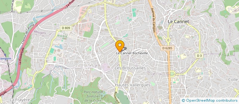 localisation de l'entreprise L VINCI à LE CANNET