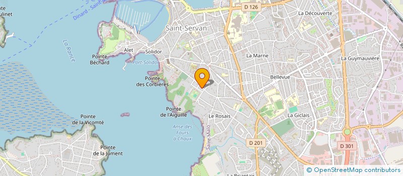 localisation de l'entreprise L VTC  SAINT-MALO