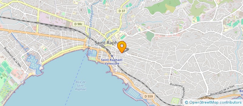 localisation de l'entreprise L&W à SAINT-RAPHAEL