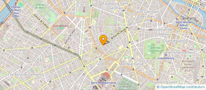 localisation de l'entreprise L W A  PARIS
