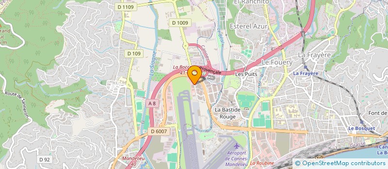 localisation de l'entreprise L&W INVEST à MANDELIEU-LA-NAPOULE