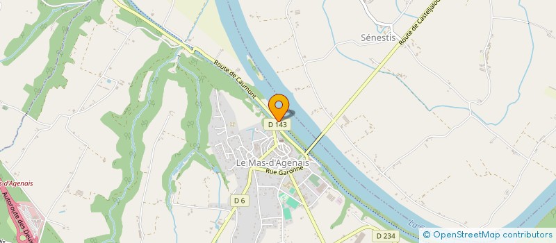 localisation de l'entreprise L'X  ALCHIMIE  LE MAS-D'AGENAIS