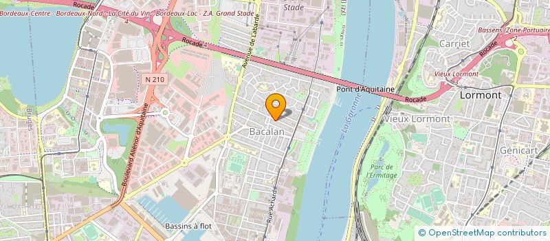 localisation de l'entreprise L.X. IR à BORDEAUX