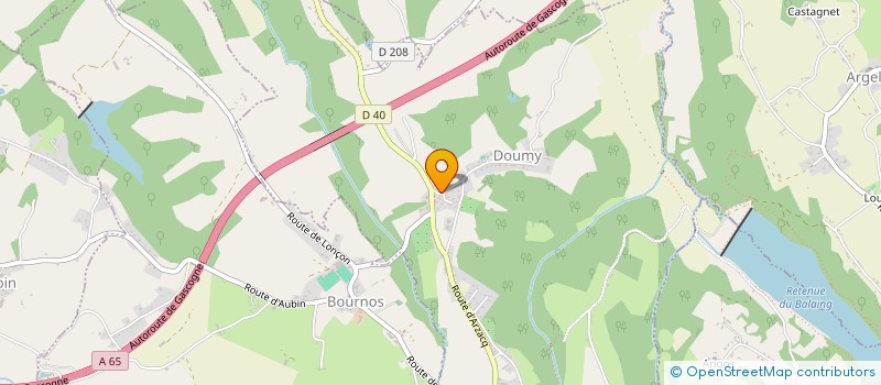 localisation de l'entreprise L.Y.A  DOUMY