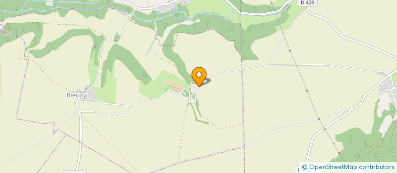 localisation de l'entreprise L.Y. COUVERTURE  BIEUXY