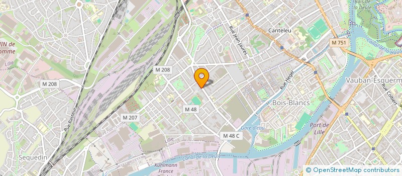 localisation de l'entreprise L Y D à LILLE
