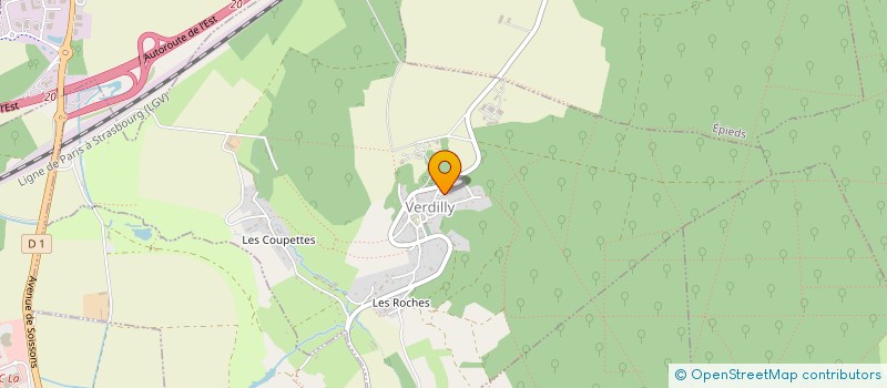 localisation de l'entreprise L.Y.G  VERDILLY