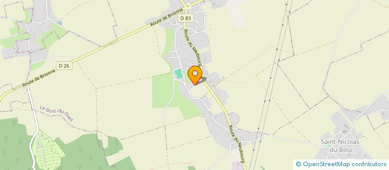 localisation de l'entreprise L.Y.G.  LE BOSC-DU-THEIL