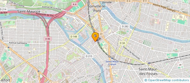 localisation de l'entreprise L.Y.H.N.E. à ST MAUR DES FOSSES