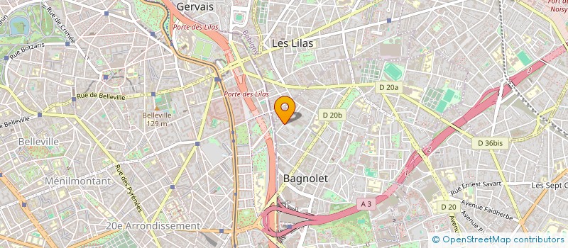 localisation de l'entreprise L & Y IMMO à BAGNOLET