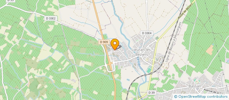 localisation de l'entreprise L Y M E CONSEIL  LIEURAN-LES-BEZIERS