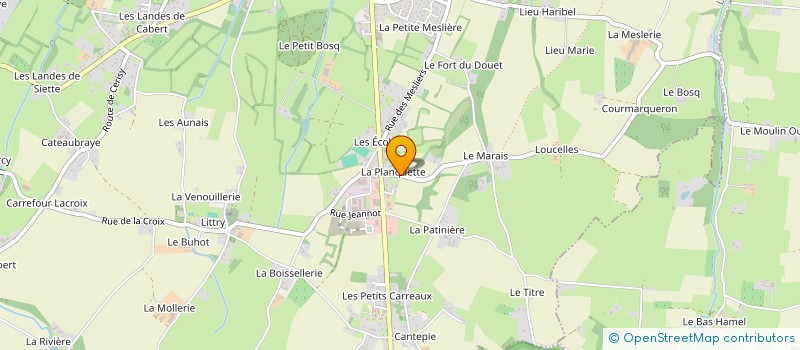 localisation de l'entreprise L Y RIVALLANT  LE MOLAY-LITTRY