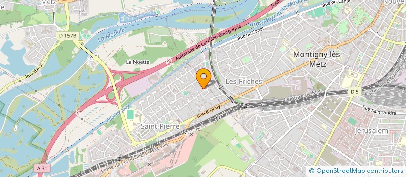 localisation de l'entreprise L.Y.S.  SCY-CHAZELLES