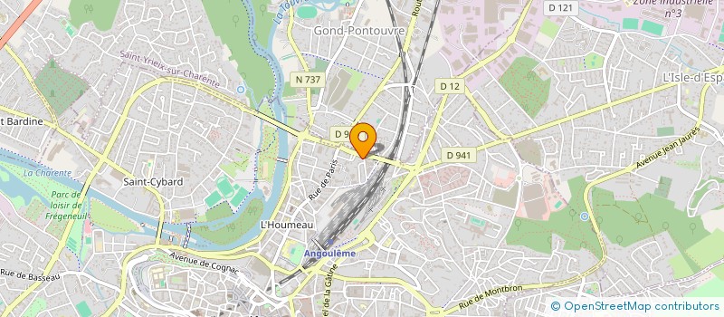 localisation de l'entreprise L Y VITICOLE à ANGOULEME