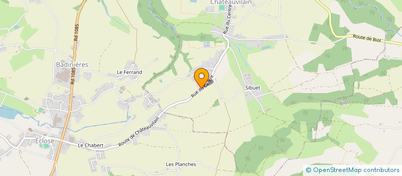 localisation de l'entreprise L'YBIMMO  CHATEAUVILAIN