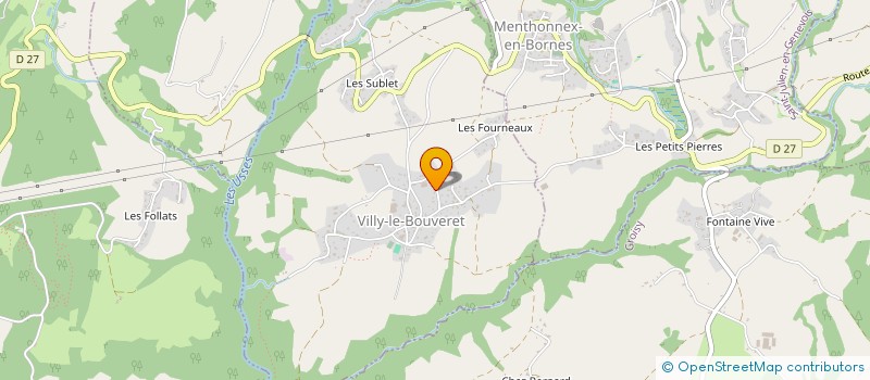 localisation de l'entreprise L'YETI (LA YAUTE EN TERRE INCONNUE)  VILLY-LE-BOUVERET