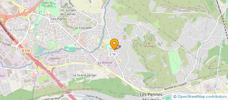 localisation de l'entreprise L'YLIOS à LES PENNES-MIRABEAU