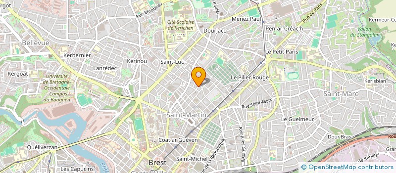 localisation de l'entreprise L'YMAGIER à BREST