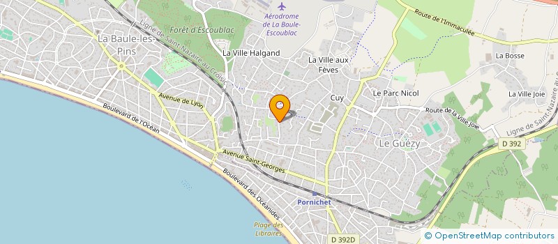 localisation de l'entreprise L'YMO  LA BAULE-ESCOUBLAC