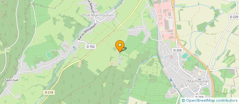 localisation de l'entreprise L'YNAGE  MARMOUTIER