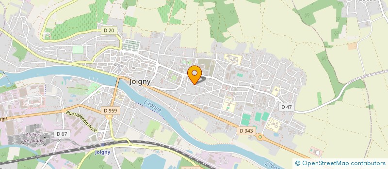 localisation de l'entreprise L'YONNE EN COMMUN  JOIGNY