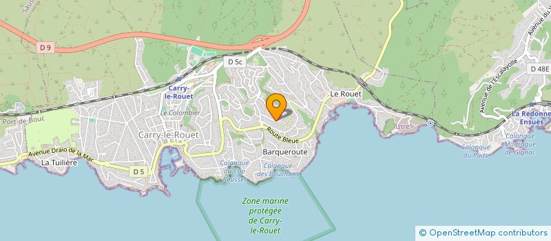 localisation de l'entreprise L'YRET  CARRY-LE-ROUET