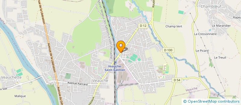 localisation de l'entreprise L'YVALROCH à VEAUCHE
