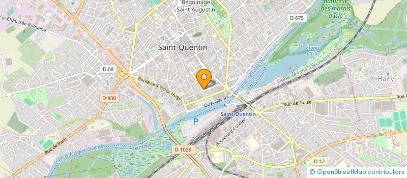 localisation de l'entreprise L.Z. à SAINT-QUENTIN