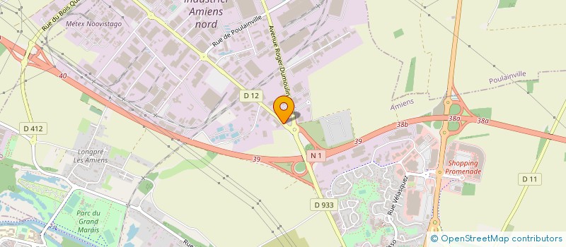 localisation de l'entreprise L.Z.  AMIENS