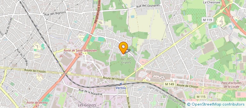 localisation de l'entreprise L&Z INVEST à SAINT-SEBASTIEN-SUR-LOIRE