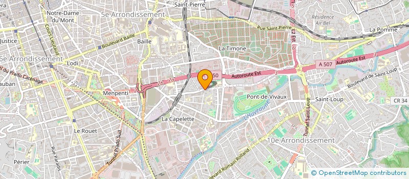 localisation de l'entreprise L.Z RENOV à MARSEILLE