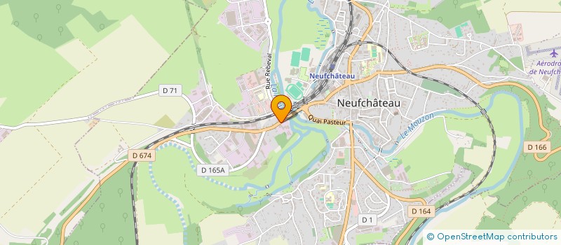 localisation de l'entreprise L.Z.Z. IMMOBILIER à NEUFCHATEAU
