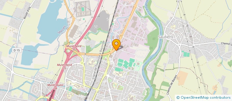 localisation de l'entreprise L122 RH  MURET