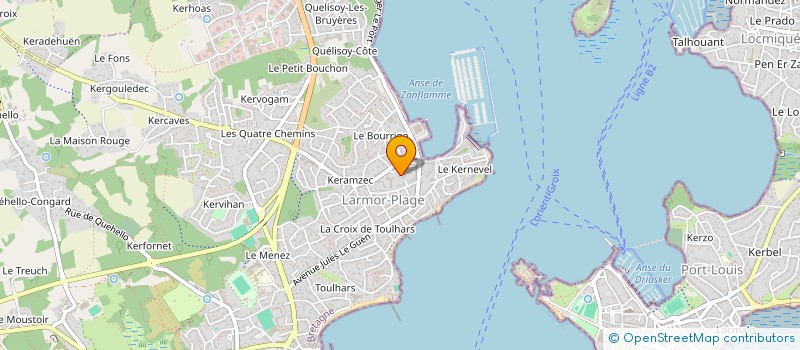 localisation de l'entreprise L13 DURIEUX  LARMOR-PLAGE