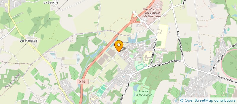 localisation de l'entreprise L1X  BOUAYE