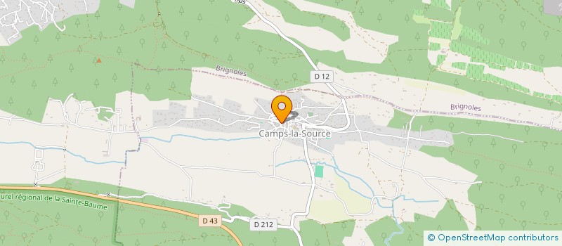 localisation de l'entreprise L2  CAMPS-LA-SOURCE