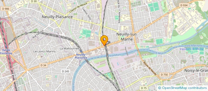 localisation de l'entreprise L2 BATIMENT à NEUILLY-SUR-MARNE
