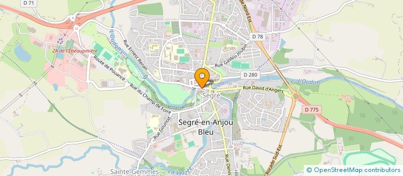 localisation de l'entreprise L2 CONSEIL à SEGRE-EN-ANJOU BLEU