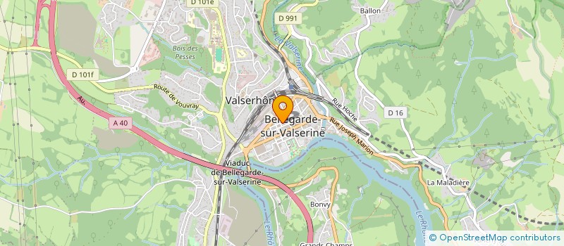 localisation de l'entreprise L2 INGENIERIE à VALSERHONE