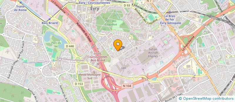 localisation de l'entreprise L2 TAXIS  ATHIS-MONS