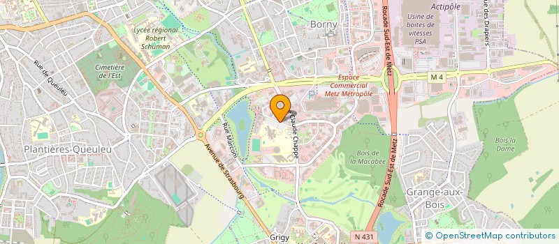 localisation de l'entreprise L22 SCHOOL OF BUSINESS FR  METZ