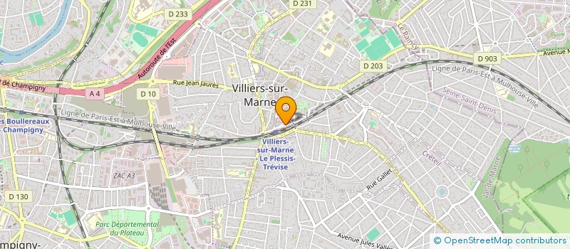 localisation de l'entreprise L28 à VILLIERS-SUR-MARNE