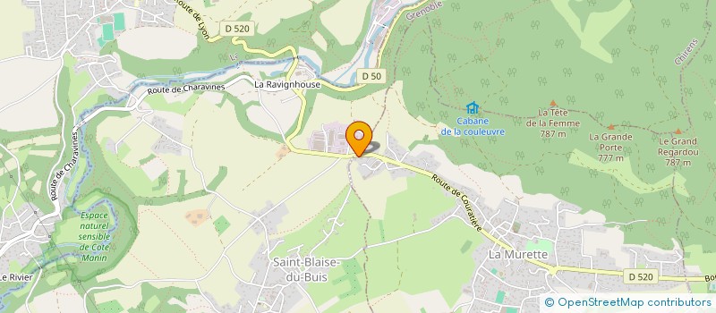 localisation de l'entreprise L2A  LA MURETTE