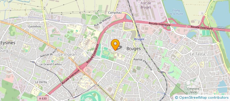 localisation de l'entreprise L2A  BRUGES
