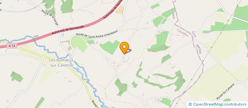 localisation de l'entreprise L2A  SAINT-ANDRE-D'HEBERTOT