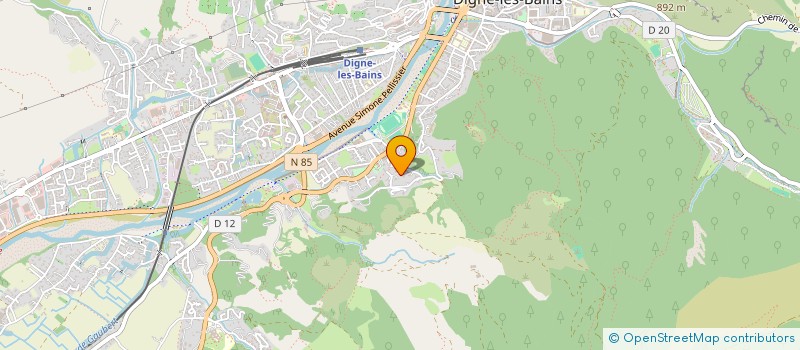 localisation de l'entreprise L2A à DIGNE-LES-BAINS