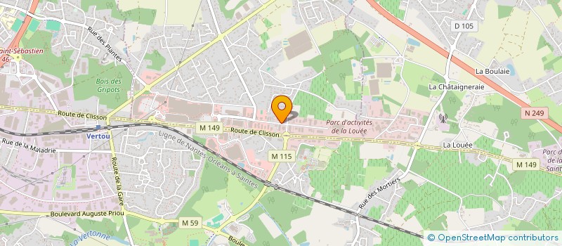 localisation de l'entreprise L2A EST AGENCEMENT à BASSE-GOULAINE